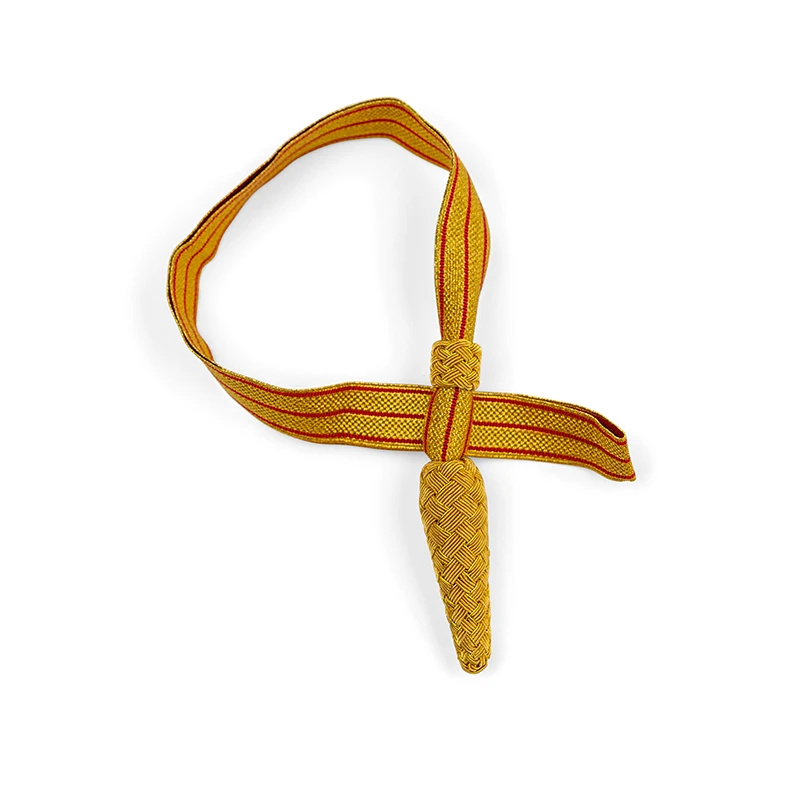 Gold and Red Ribbon Knot | Pooley Sword