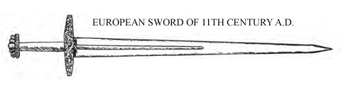 European Sword 11th Century A.D.
