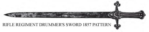Rifle Regiment Drummer's Sword 1857 Pattern